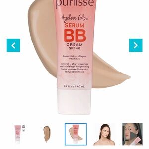 Purlisse Ageless Glow Serum BB Cream - light new in box